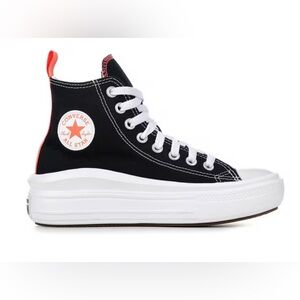 Converse Chuck Taylor All Star Move Black and White Platform High-Tops